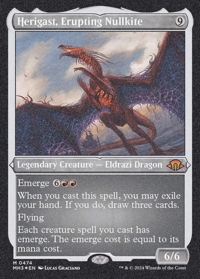 Herigast, Erupting Nullkite (MH3) (474) / Foil Etched