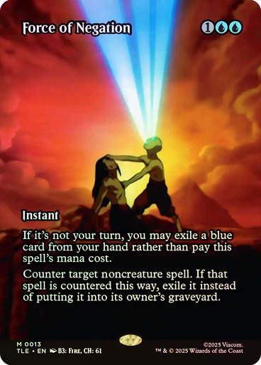 Force of Negation (TLE) (13) / Borderless / Foil