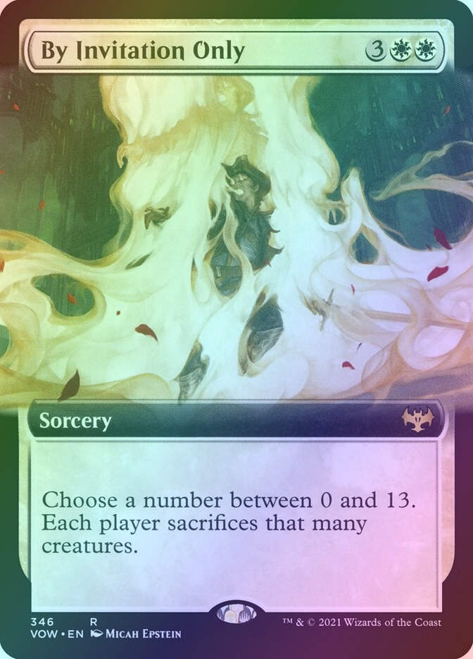 By Invitation Only (VOW) (346) / Extended Art / Foil