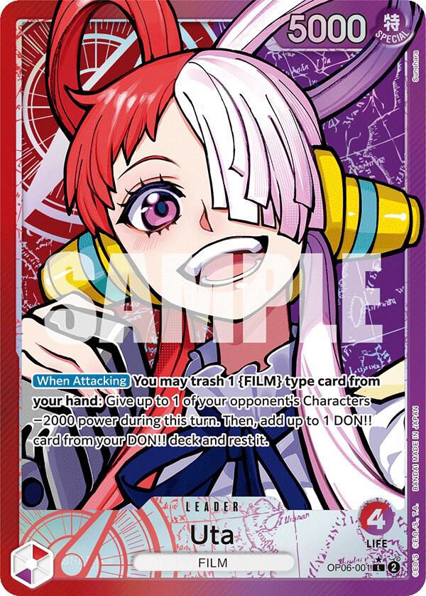 Uta (Alternate Art) (OP06-001) / Foil
