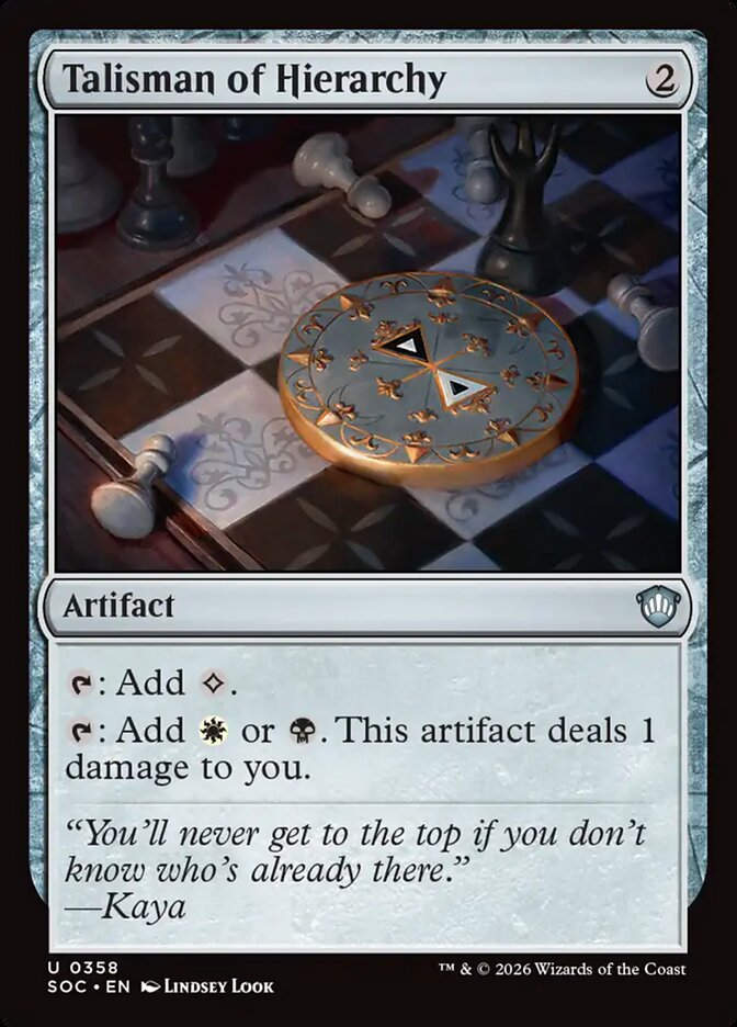 Talisman of Hierarchy (SOC) (358)