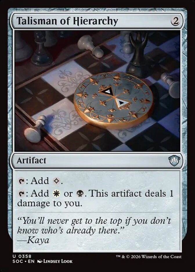 Talisman of Hierarchy (SOC) (358)