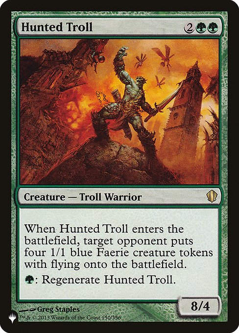 Hunted Troll (PLST) (C13-150)