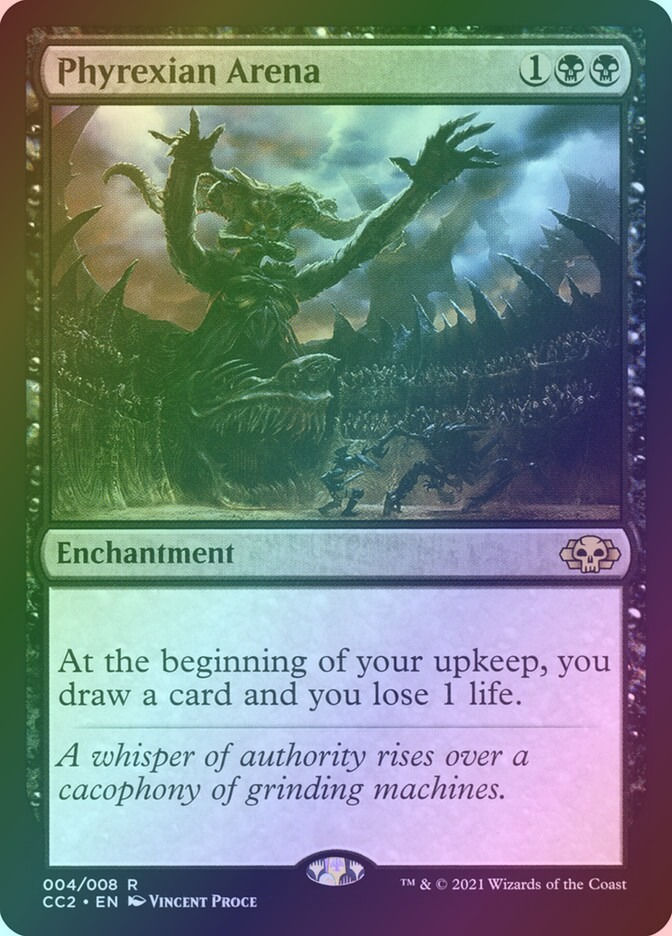 Phyrexian Arena (CC2) (4) / Foil
