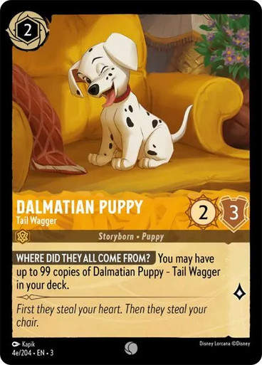 Dalmatian Puppy - Tail Wagger (#004e) (LOR_ITI)