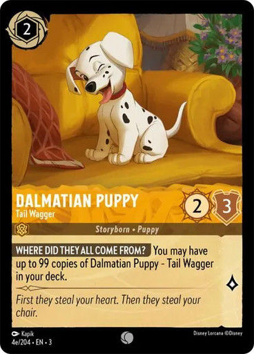 Dalmatian Puppy - Tail Wagger (#004e) (LOR_ITI)