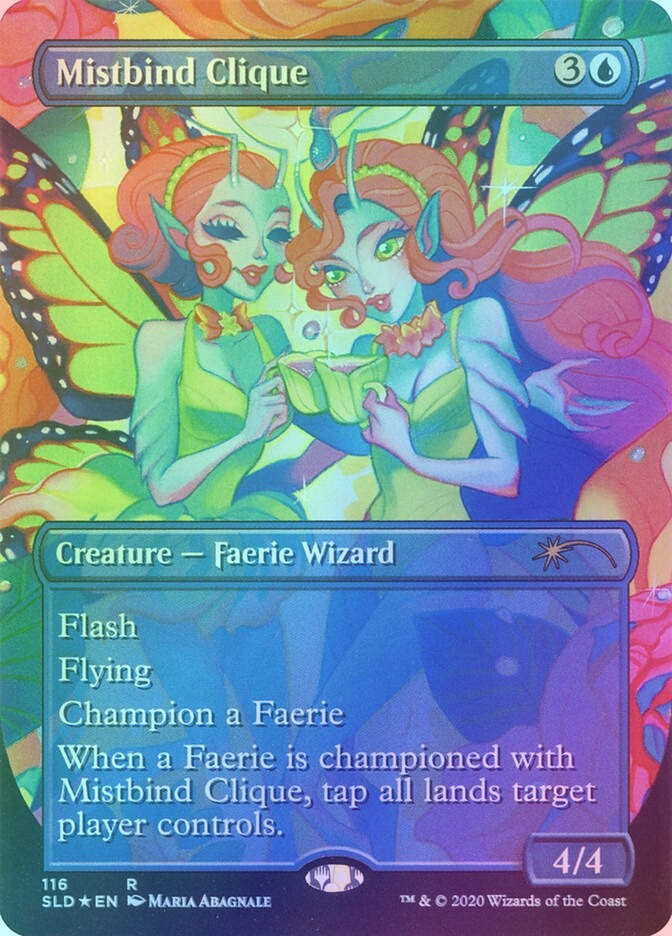 Mistbind Clique (SLD) (116) / Borderless / Foil