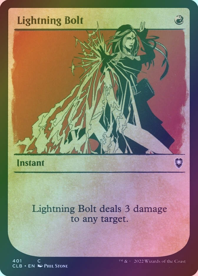 Lightning Bolt (CLB) (401) / Showcase / Foil