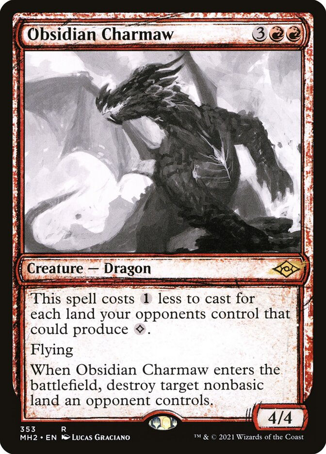 Obsidian Charmaw (MH2) (353) / Showcase