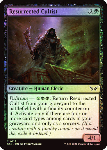 Resurrected Cultist (DSK) (115) / Foil