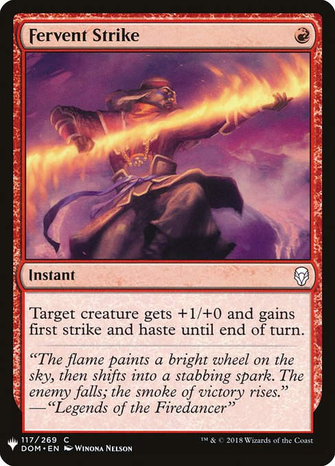 Fervent Strike (PLST) (DOM-117)