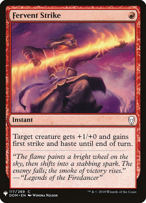Fervent Strike (PLST) (DOM-117)