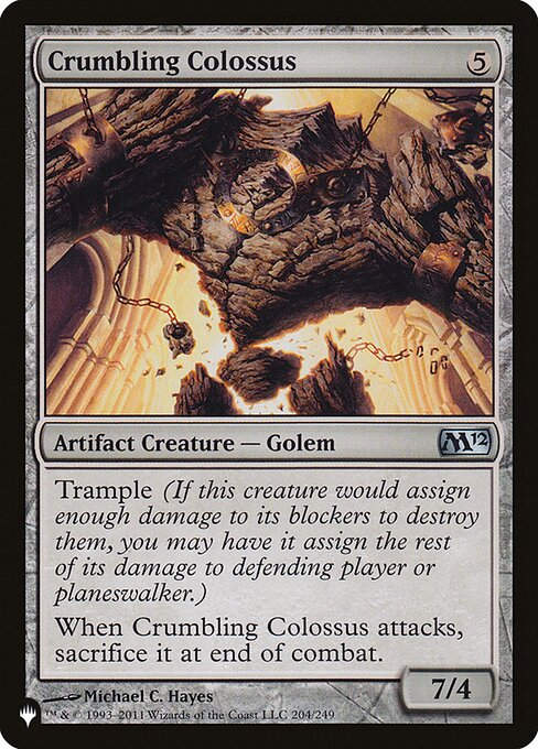 Crumbling Colossus (PLST) (M12-204)
