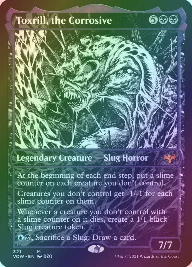 Toxrill, the Corrosive (VOW) (321) / Showcase / Foil
