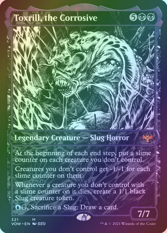 Toxrill, the Corrosive (VOW) (321) / Showcase / Foil