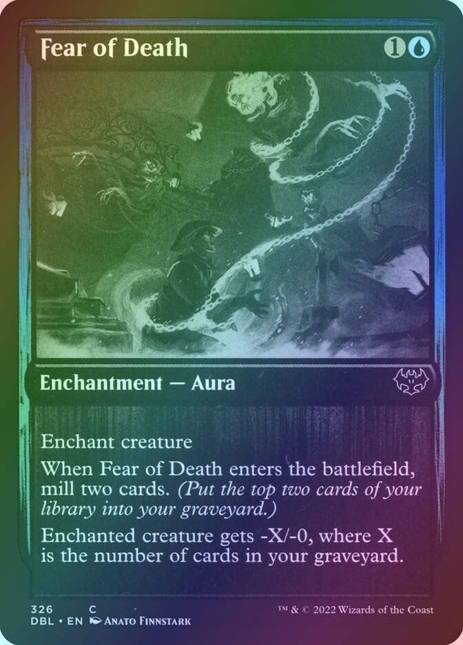 Fear of Death (DBL) (326) / Foil