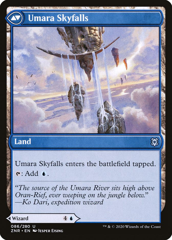 Umara Wizard // Umara Skyfalls (ZNR) (86) — cara 2 de 2