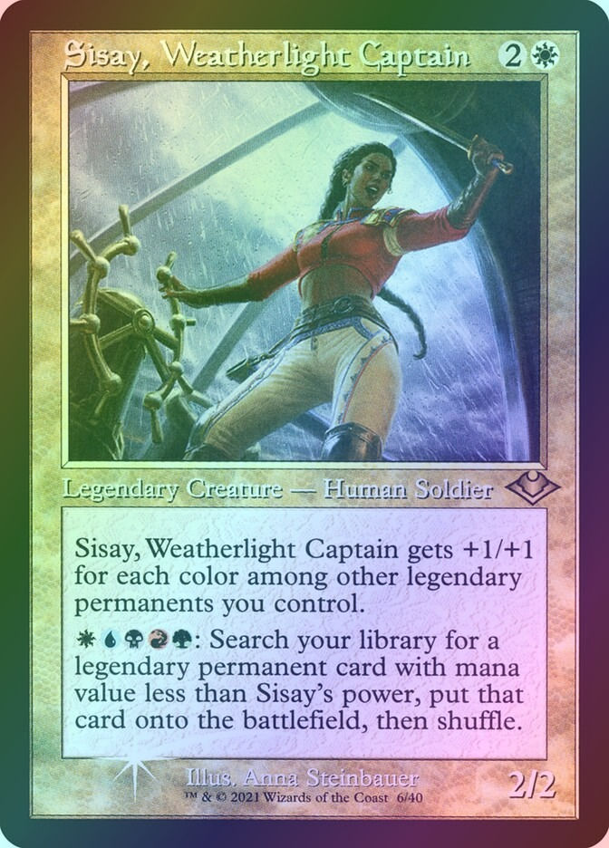 Sisay, Weatherlight Captain (H1R) (6) / Foil