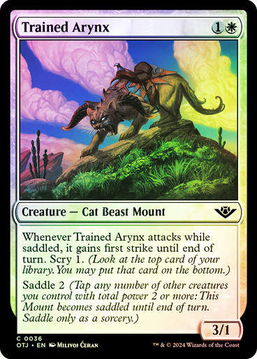 Trained Arynx (otj) (36) / Foil