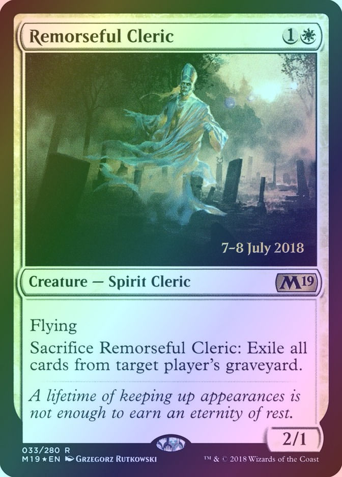 Remorseful Cleric (PM19) (33s) / Foil
