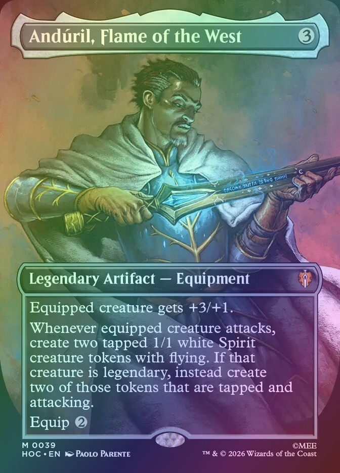 Andúril, Flame of the West (HOC) (39) / Foil