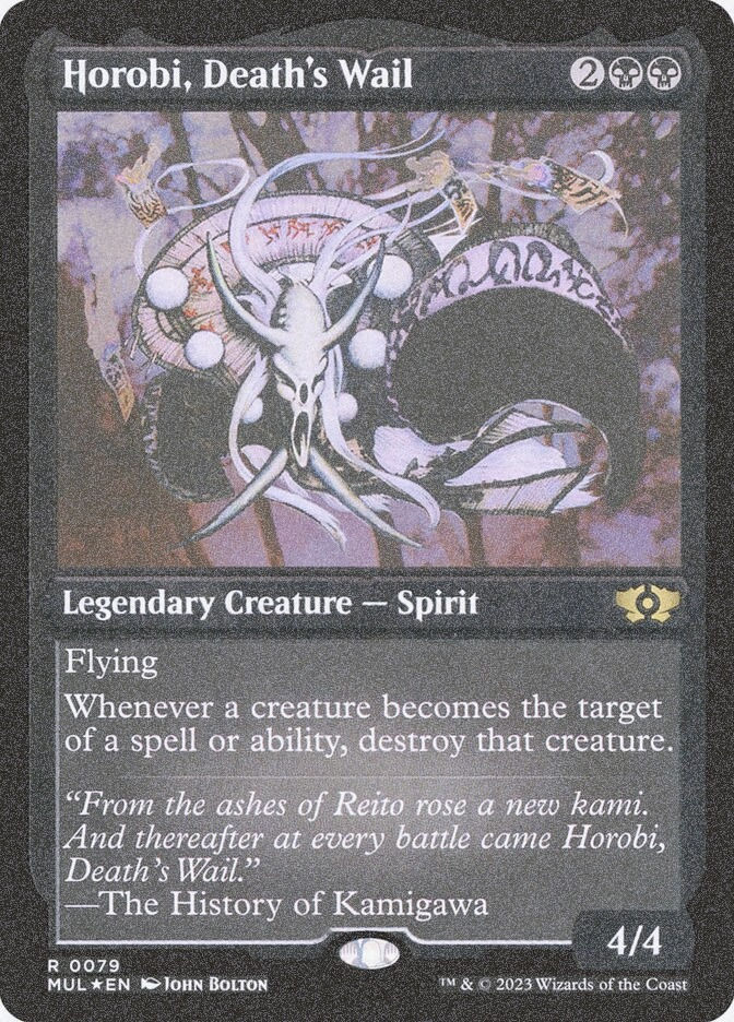 Horobi, Death's Wail (MUL) (79) / Foil Etched