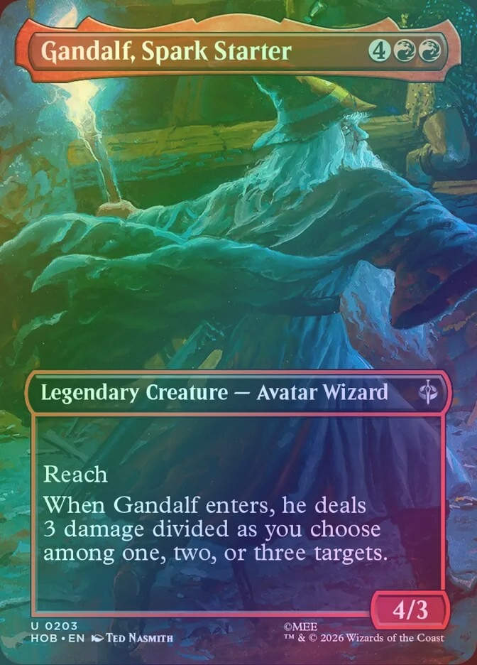 Gandalf, Spark Starter (HOB) (203) / Borderless / Foil