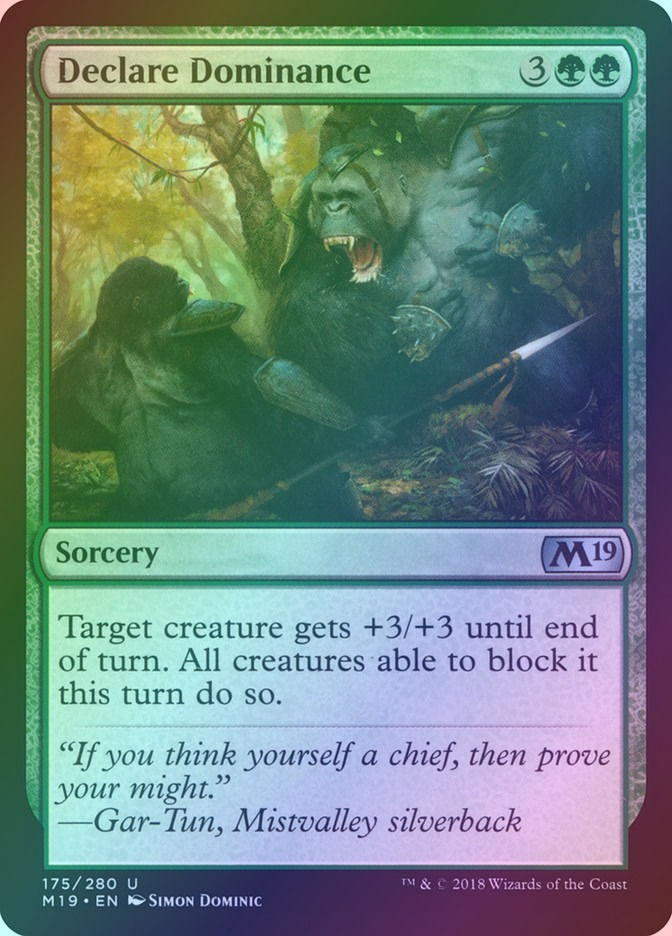 Declare Dominance (M19) (175) / Foil
