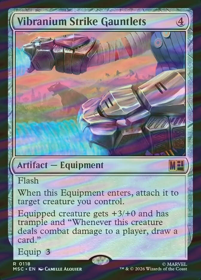 Vibranium Strike Gauntlets (MSC) (118) / Surge Foil