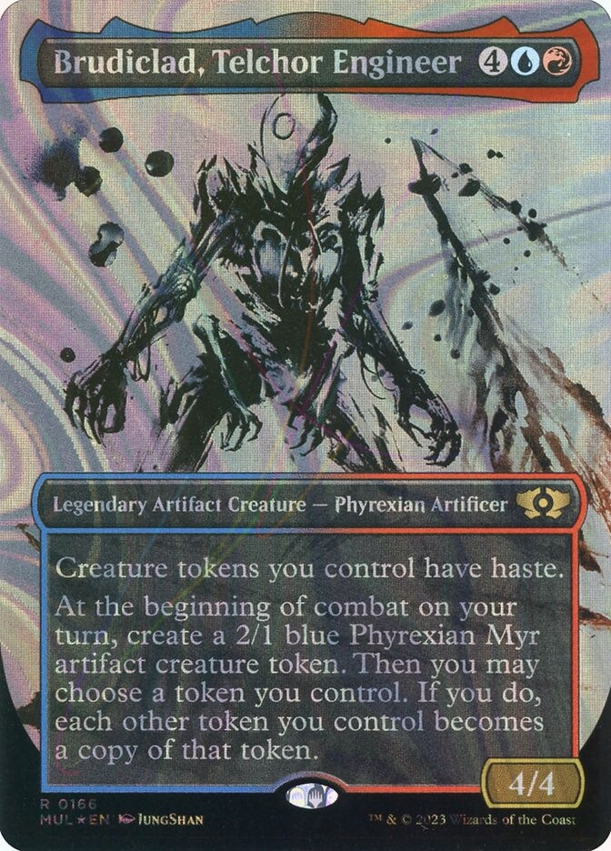Brudiclad, Telchor Engineer (MUL) (166) / Borderless / Showcase / Halo Foil