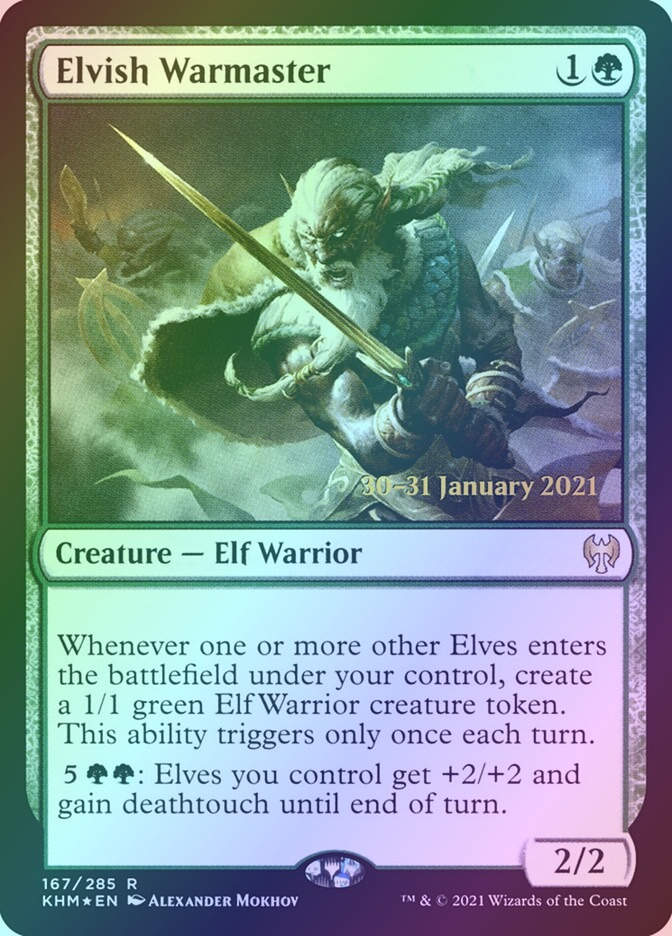 Elvish Warmaster (PKHM) (167s) / Foil