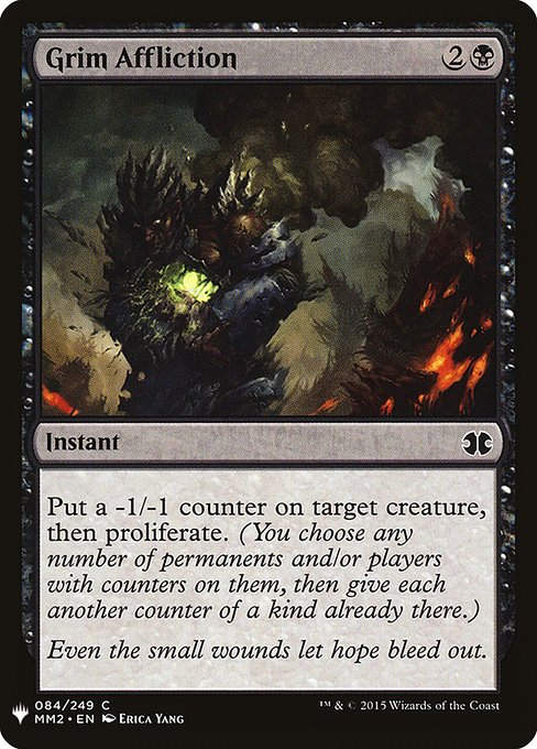 Grim Affliction (PLST) (MM2-84)