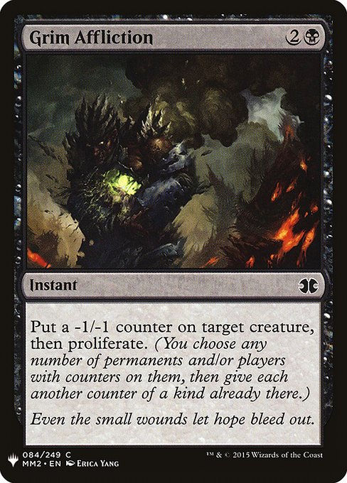 Grim Affliction (PLST) (MM2-84)