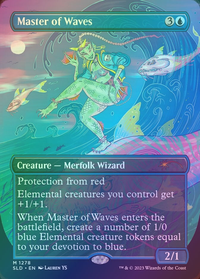 Master of Waves (SLD) (1278) / Borderless / Foil