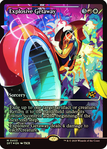 Explosive Getaway (DFT) (403) / Foil / Showcase