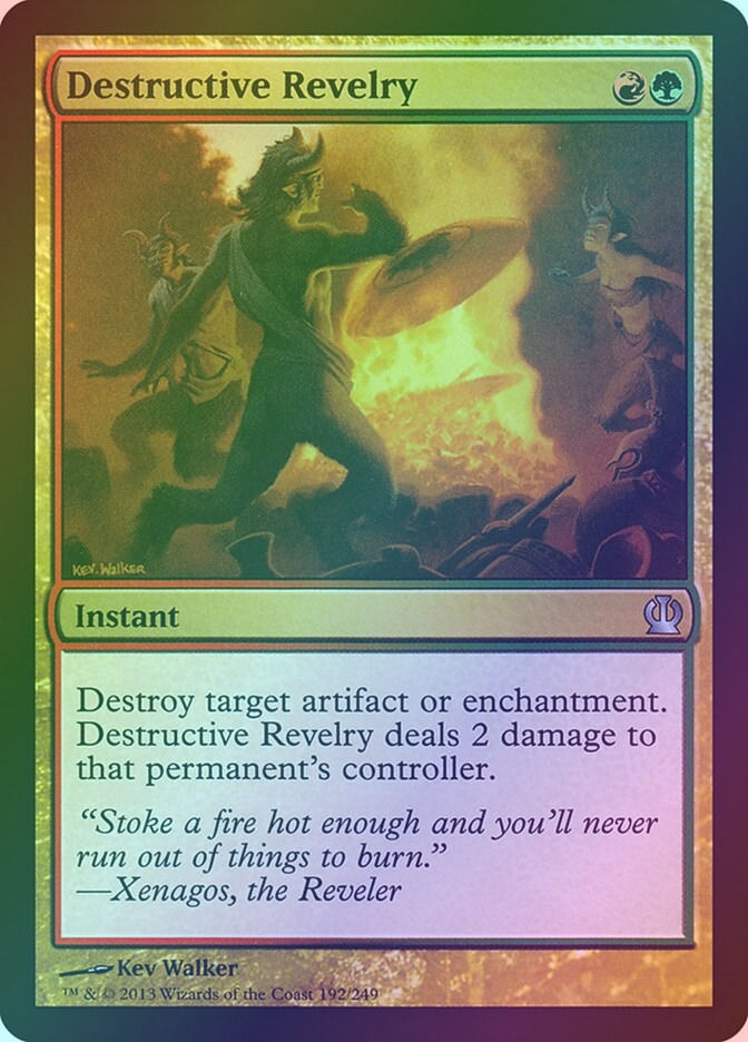 Destructive Revelry (THS) (192) / Foil