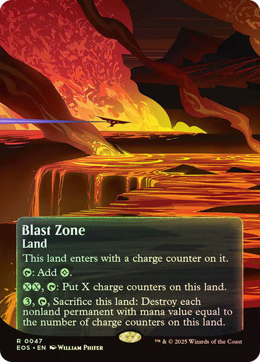 Blast Zone (EOS) (47) / Borderless / Foil
