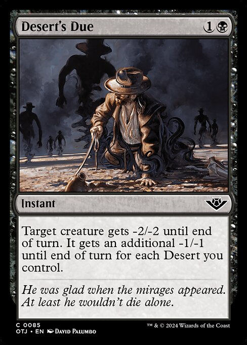 Desert's Due (otj) (85)