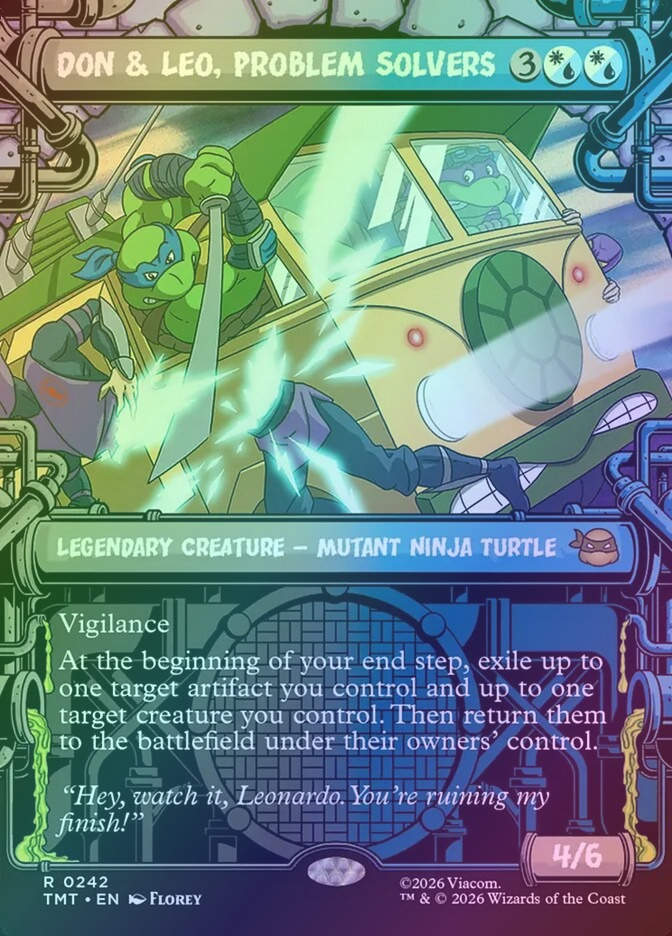 Don & Leo, Problem Solvers (TMT) (242) / Borderless / Showcase / Foil