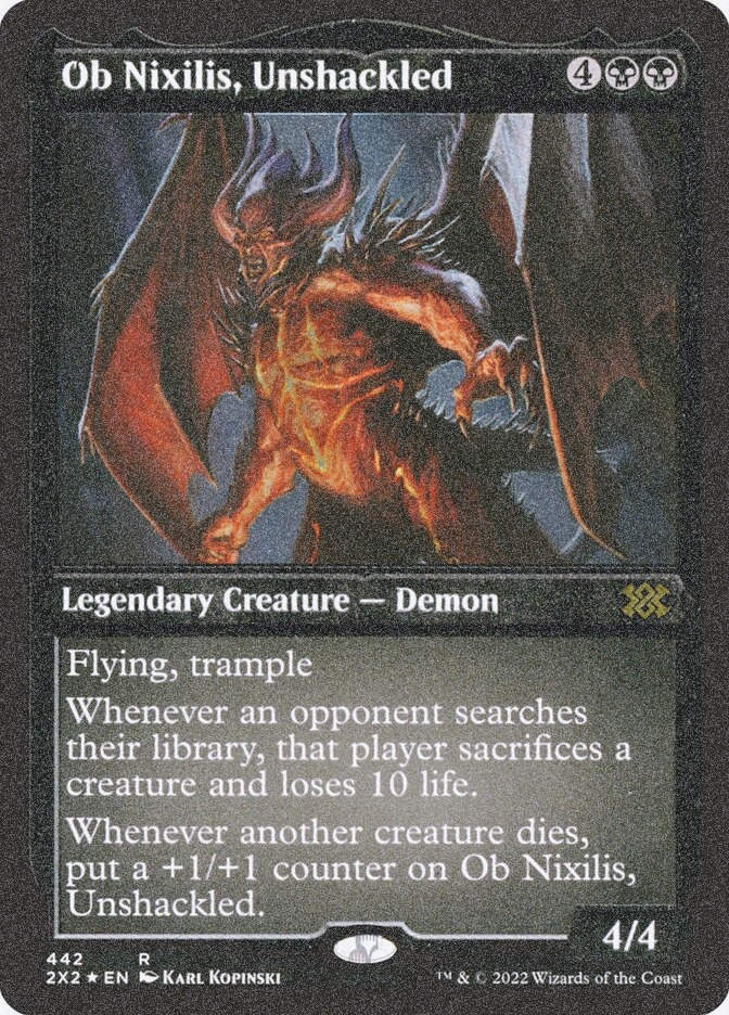 Ob Nixilis, Unshackled (2X2) (442) / Foil Etched