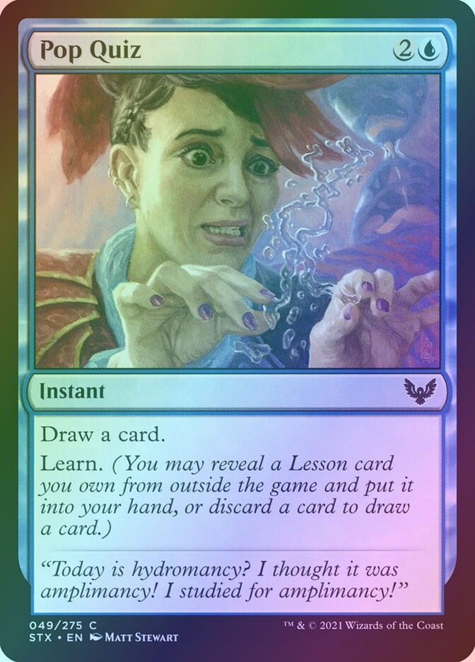 Pop Quiz (STX) (49) / Foil