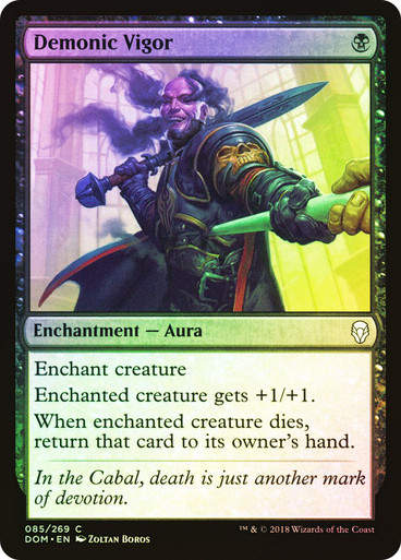 Demonic Vigor (DOM) (85) / Foil