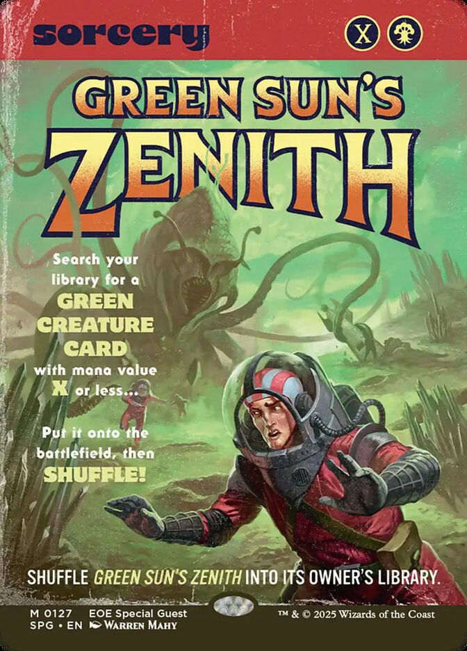 Green Sun's Zenith (SPG) (127) / Borderless