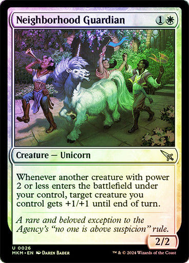 Neighborhood Guardian (mkm) (26) / Foil
