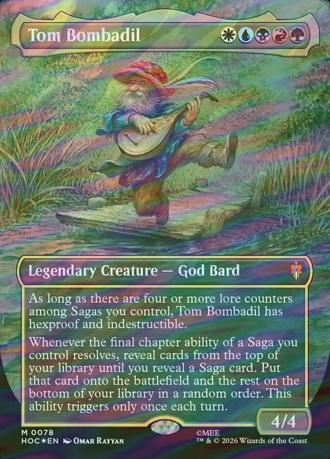 Tom Bombadil (HOC) (78) / Borderless / Surge Foil