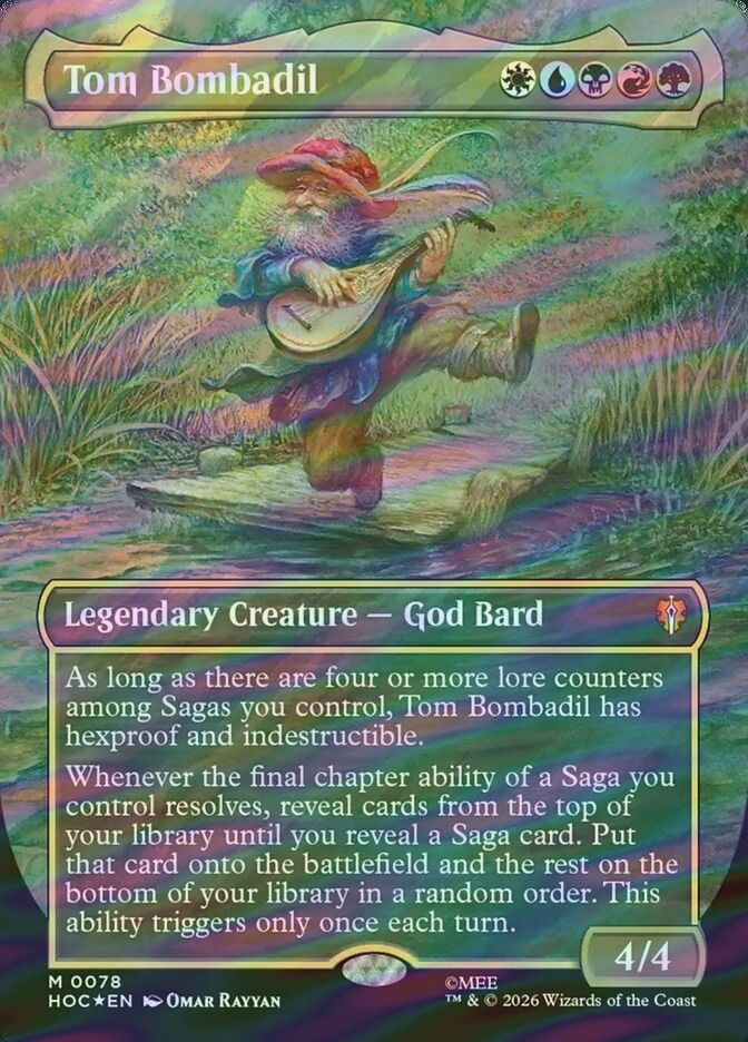 Tom Bombadil (HOC) (78) / Borderless / Surge Foil