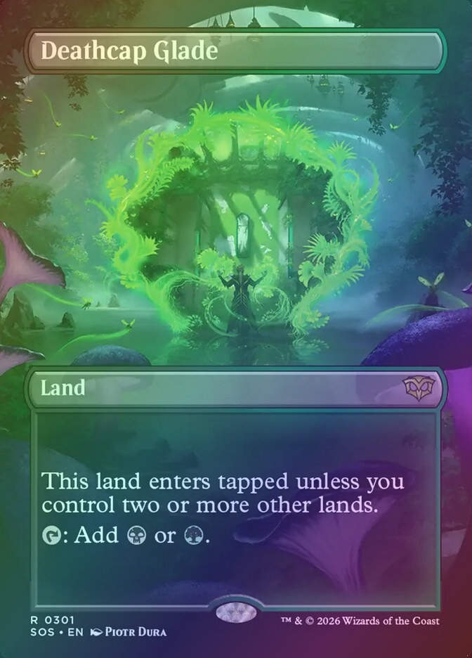 Deathcap Glade (SOS) (301) / Borderless / Foil