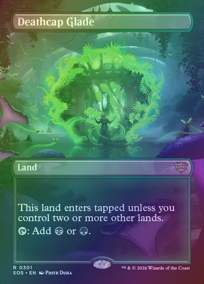 Deathcap Glade (SOS) (301) / Borderless / Foil