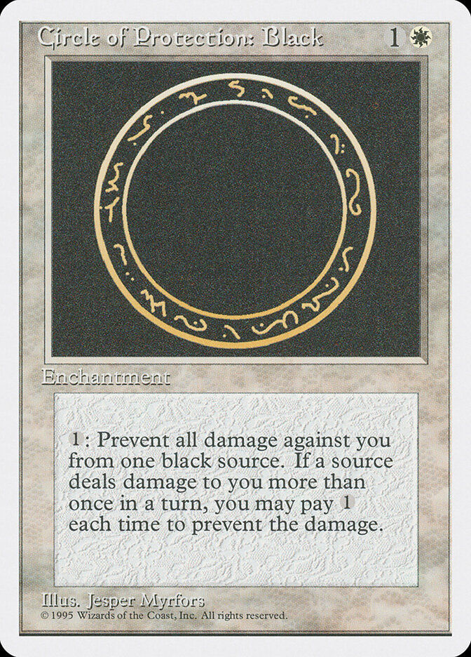 Circle of Protection: Black (4ED) (14)