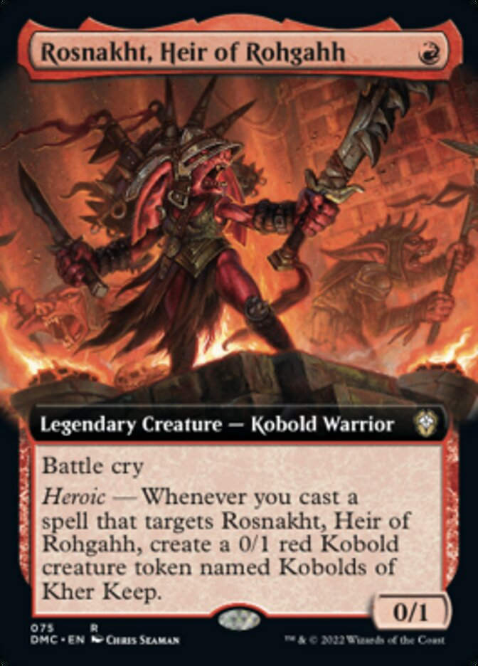 Rosnakht, Heir of Rohgahh (DMC) / Extended Art